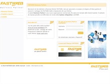 Tablet Screenshot of partner.fastweb.it